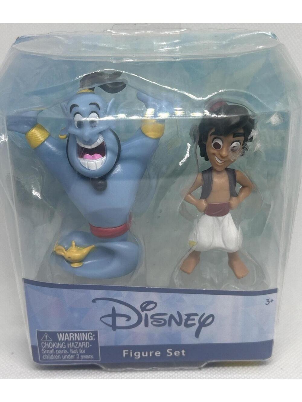 Disney Aladdin & Genie Figure Set 2024 Just Play 2 Pack New Sealed Toy Figures